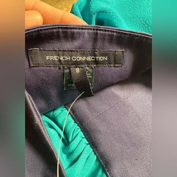 NWT French Connection Strapless Caribbean Blue Fast Hermionie Dress Size 8 - Picture 10 of 11